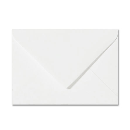 Weisser Umschlag für Trauerpost